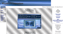 Desktop Screenshot of maplesoft.net